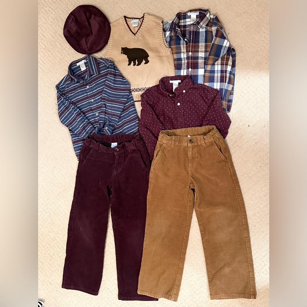 Janie and Jack - size 5 shirts, size 6 pants excellent condition